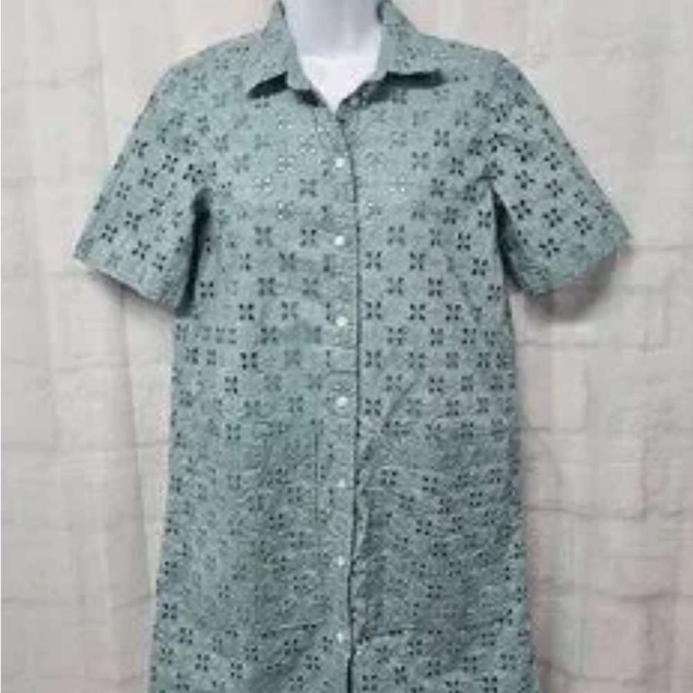 Women’s Blue Short Sleeve Dress